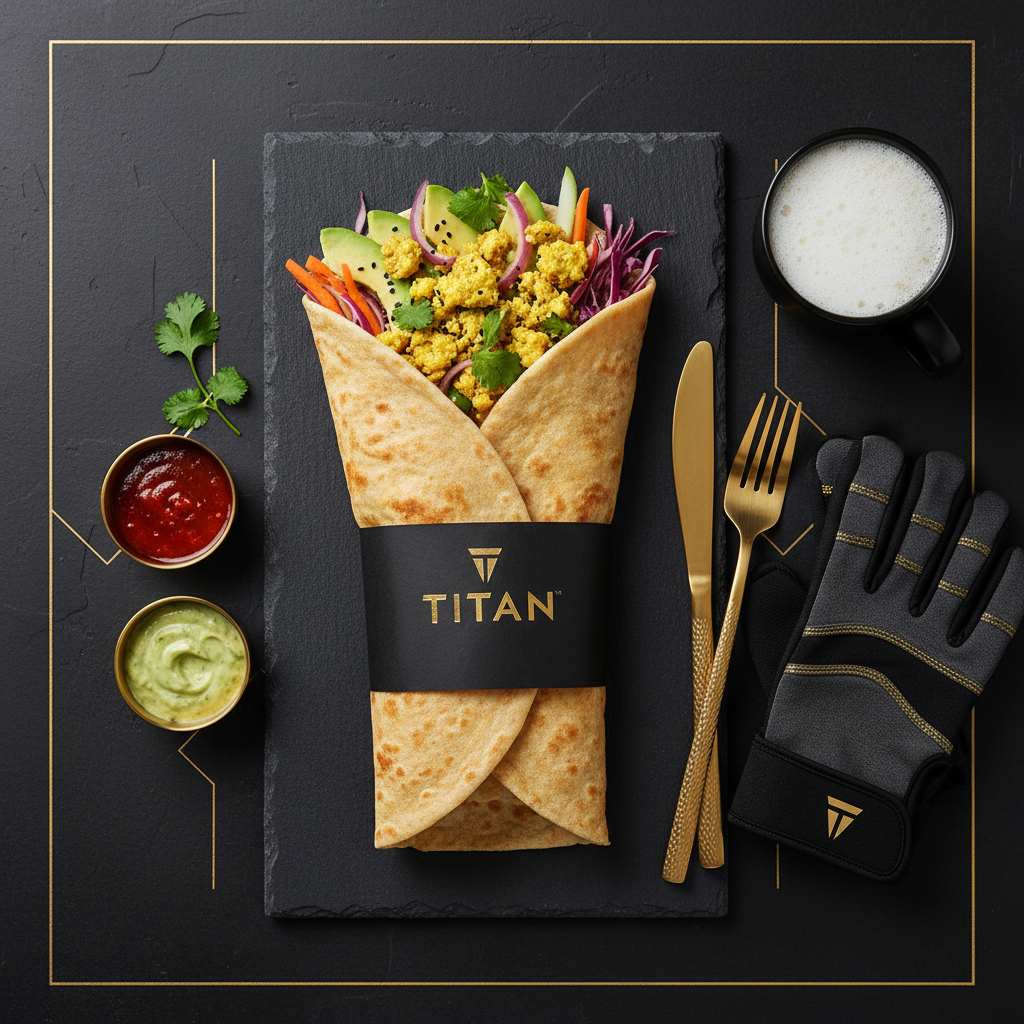 TITAN Ugandan Vegan Rolex Breakfast Wrap