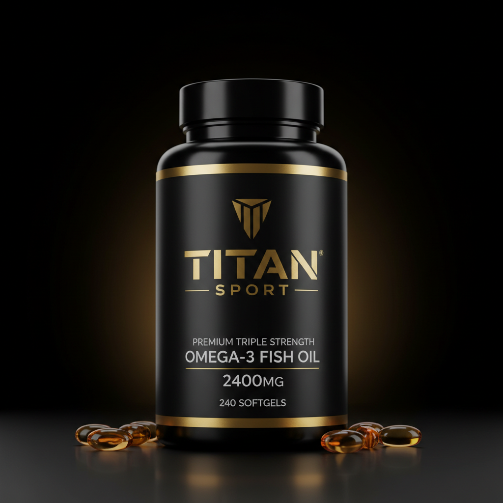 TITAN Omega-3 Fish Oil - Triple Strength 2400mg