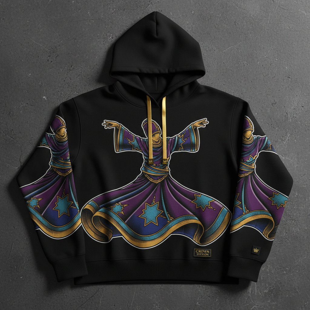 TITAN Women's Rumi Dervish Hoodie — Sufi Edition