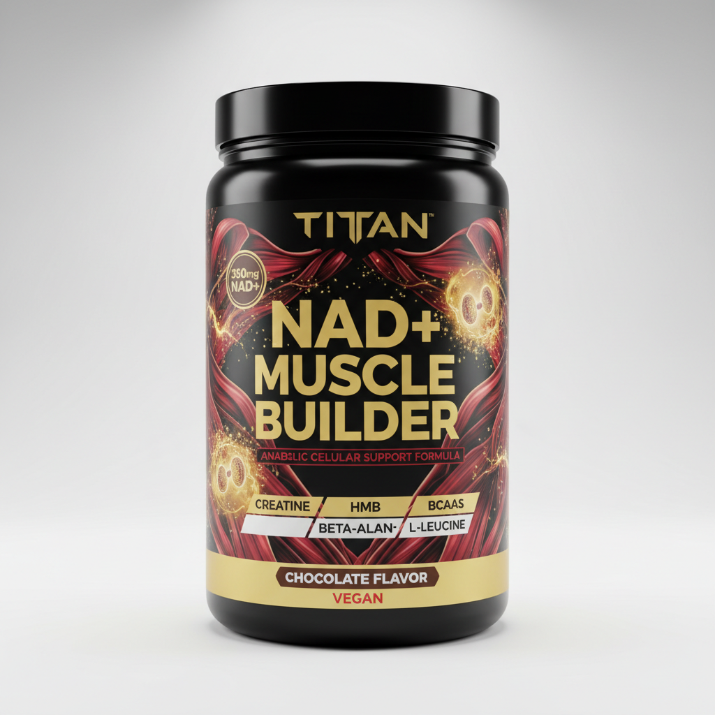 TITAN NAD+ Muscle Builder - Anabolic Cellular Support