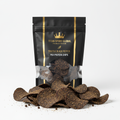 Crown Edition Truffle Black Pepper Pea Protein Chips — matte black Crown Edition pouch