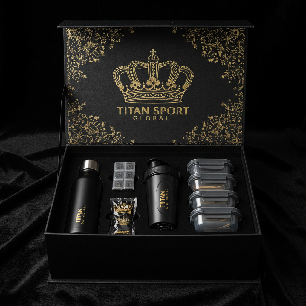 TITAN Nutrition & Hydration Gift Set Crown Edition
