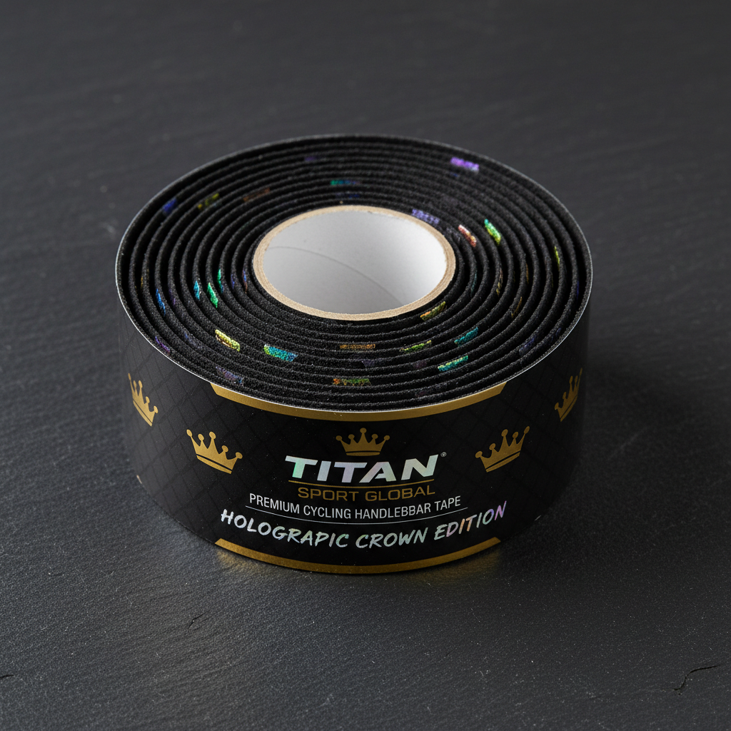TITAN Crown Edition Cycling Handlebar Tape Matte Black Gold