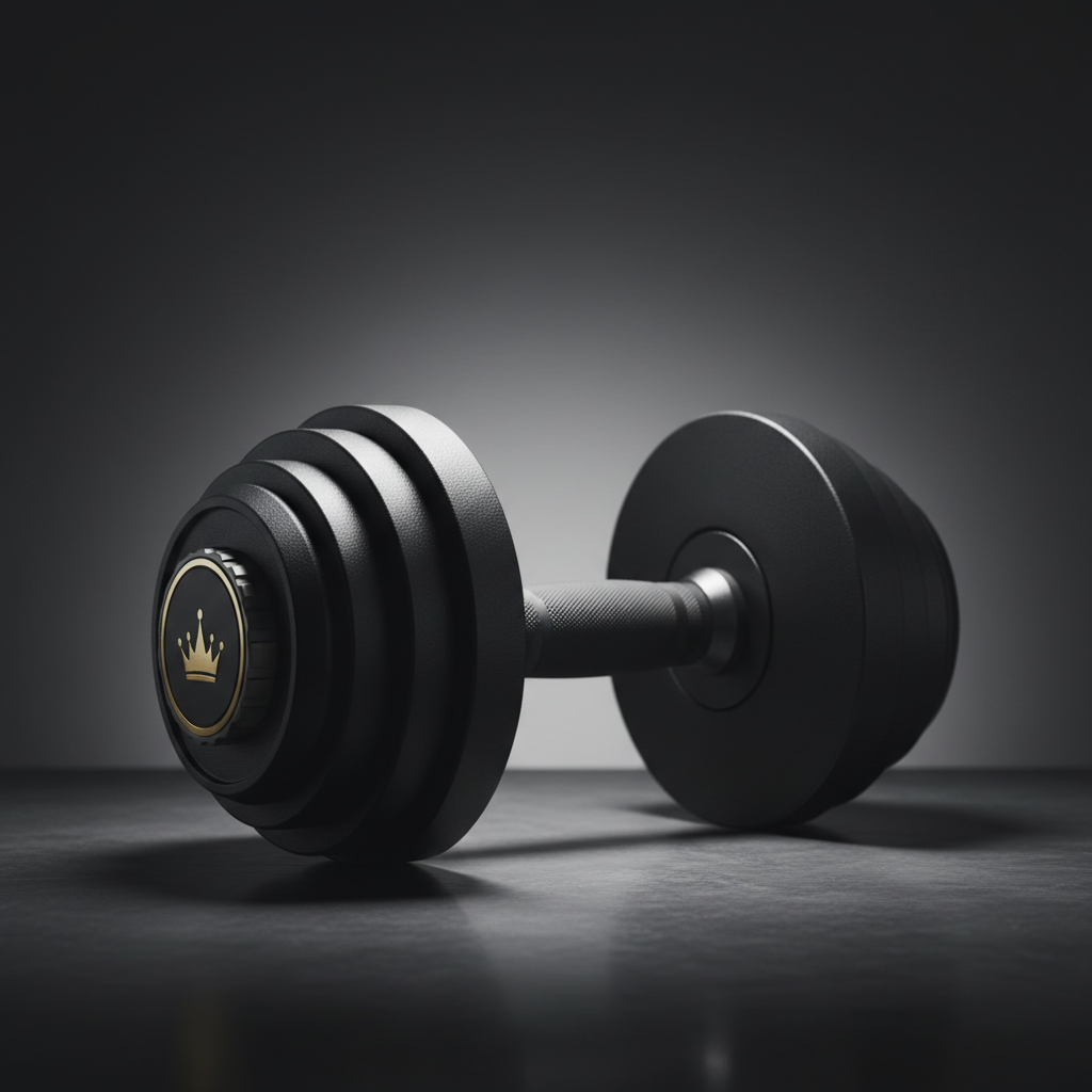 TITAN Pro Adjustable Dumbbell Crown SWAG Edition matte black gold