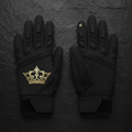 TITAN Volleyball Setter Gloves Crown Edition matte black gold crown logo reinforced finger panels grip palm pair