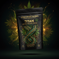 TITAN Organic Hemp Protein Powder Vegan Complete Protein supplement pouch