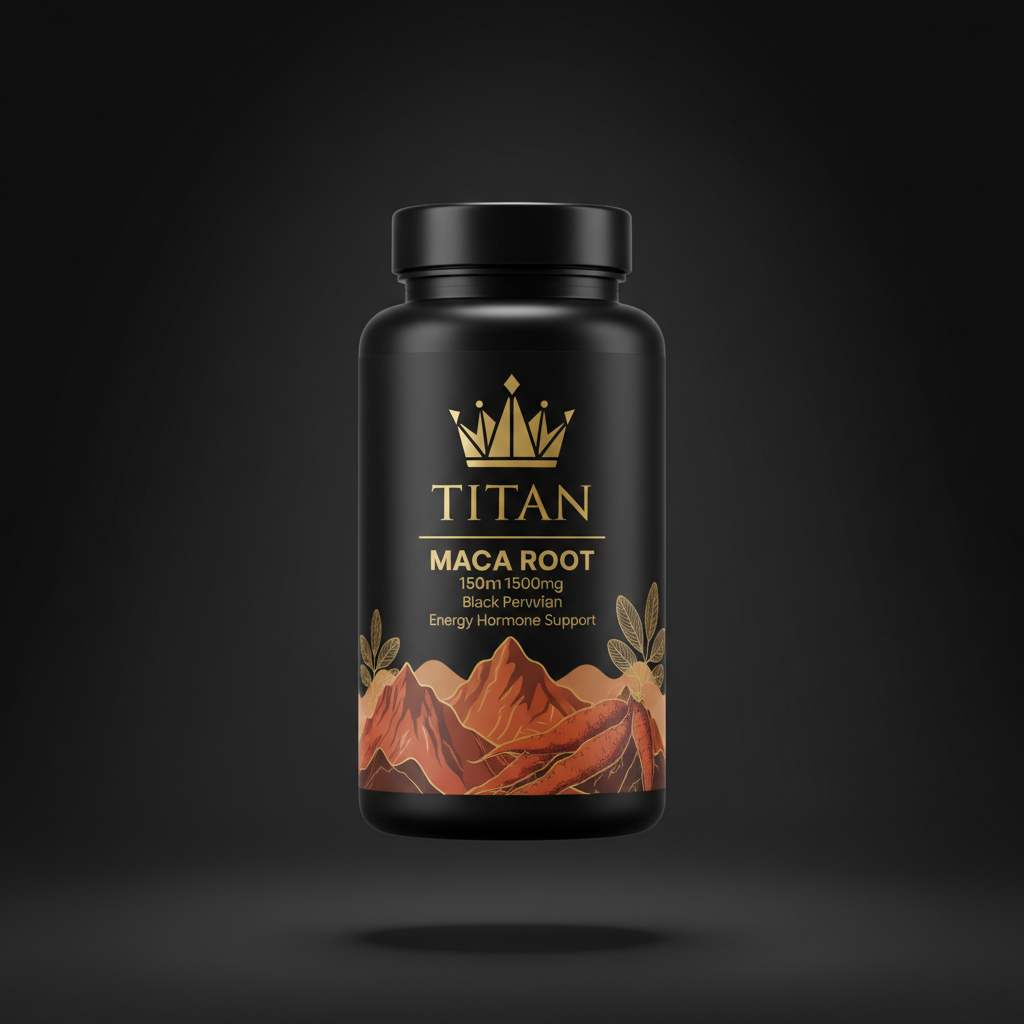 TITAN Maca Root — 1500mg Energy, Hormone & Libido Support Supplement