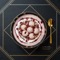 TITAN Lychee Rose Luxury Protein Fruit Bowl