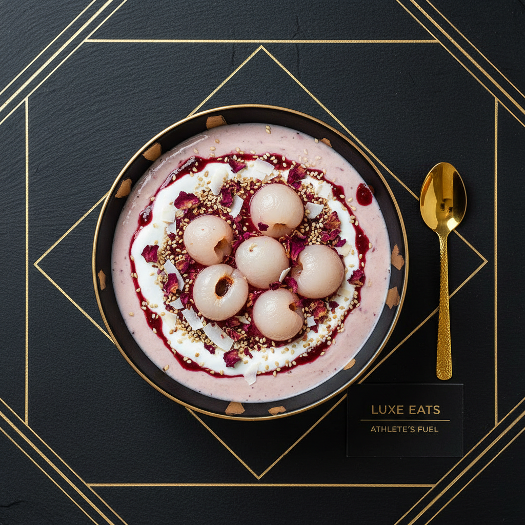 TITAN Lychee Rose Luxury Protein Fruit Bowl
