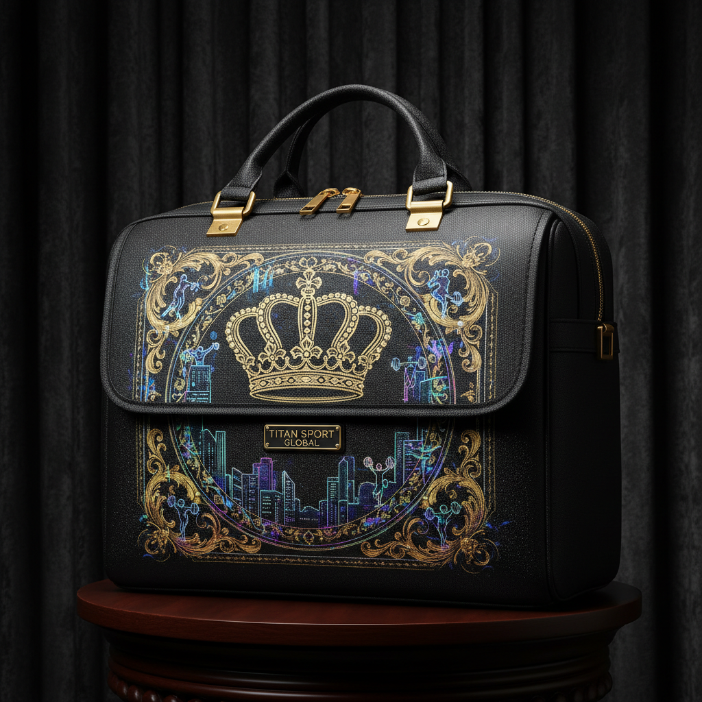 TITAN Crown Elite Laptop & Gym Hybrid Bag — Boss Mode Edition