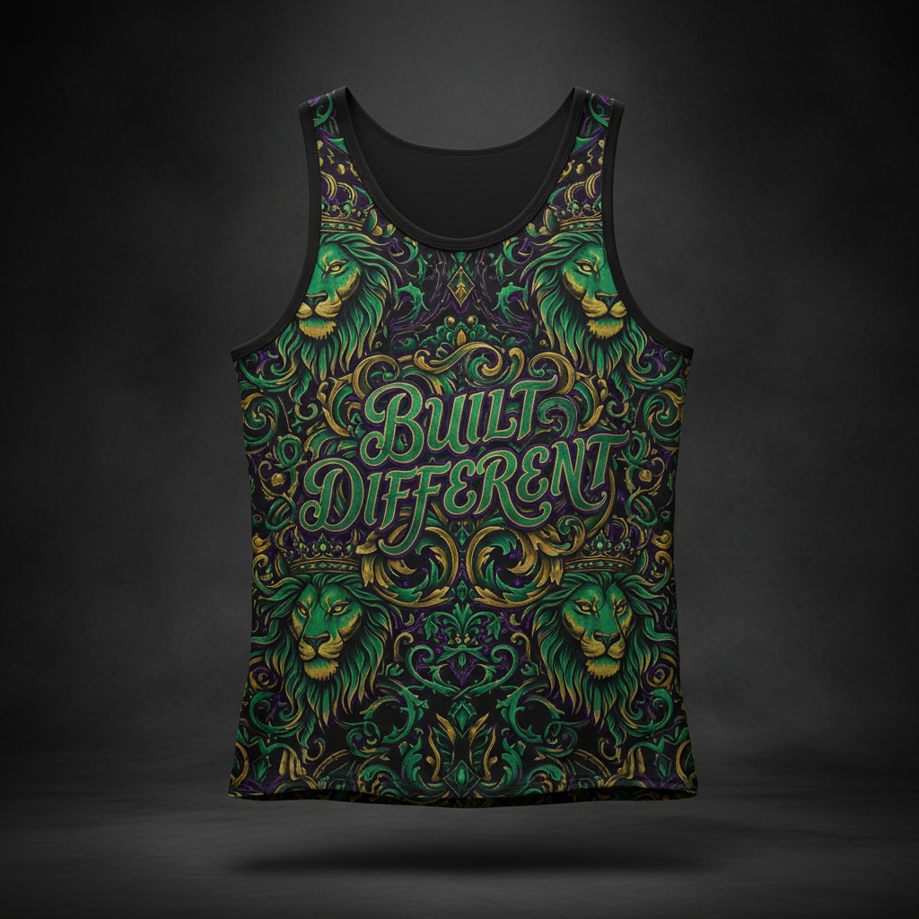 Men's Tank — Built Different — Crown Edition