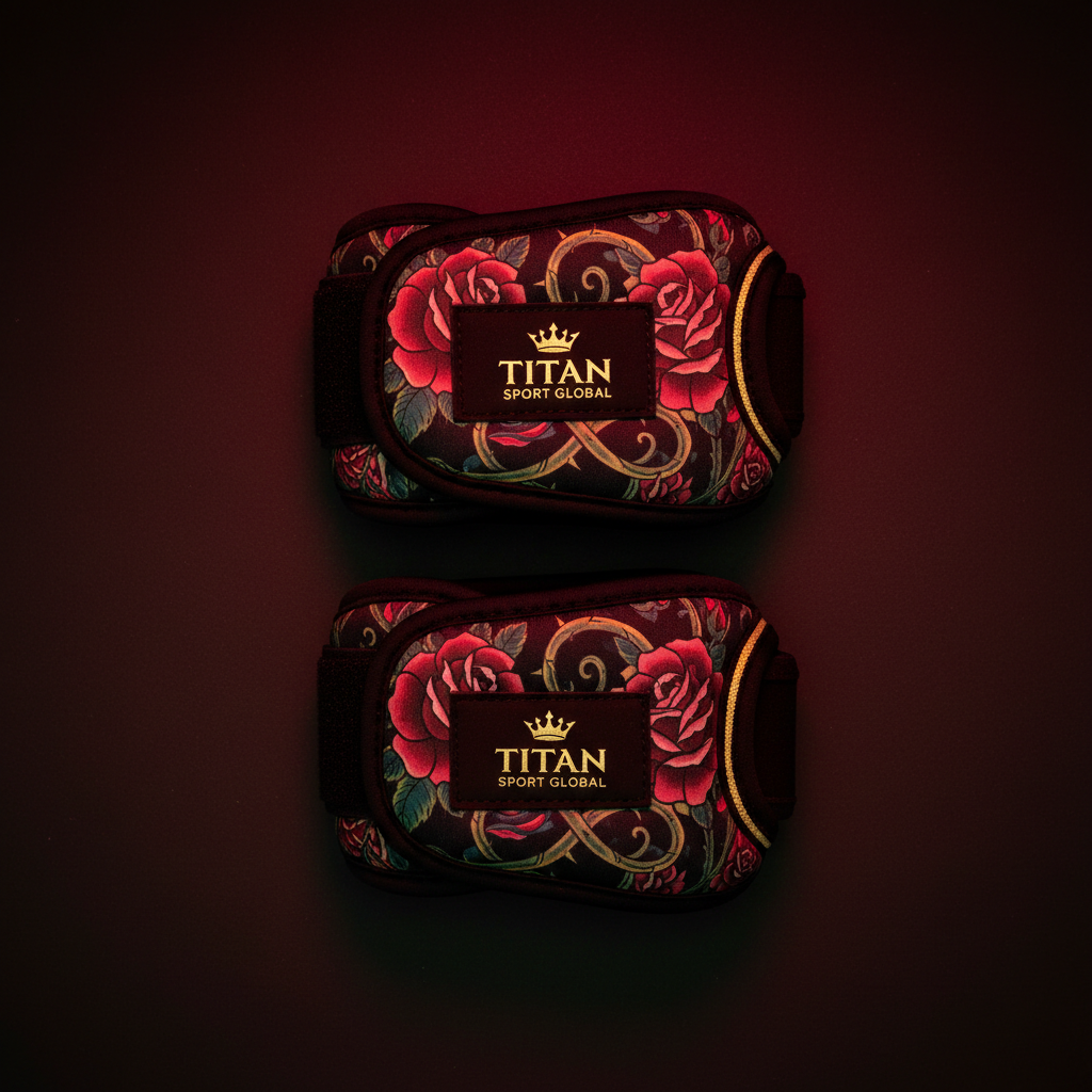 TITAN Wrist Weights Adjustable 3lb Pair with Thumb Loop and Moisture-Wicking Neoprene
