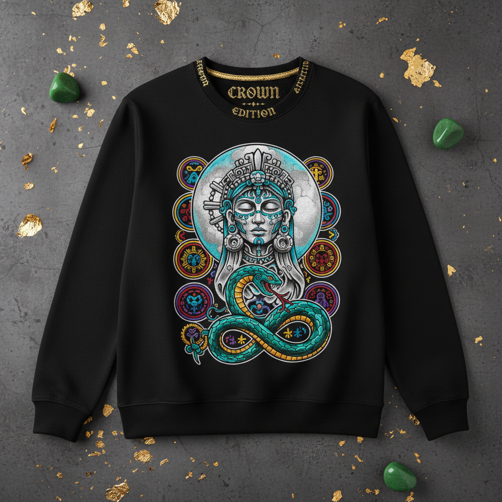 TITAN Women's Ix Chel Moon Goddess Crewneck — Sak Edition