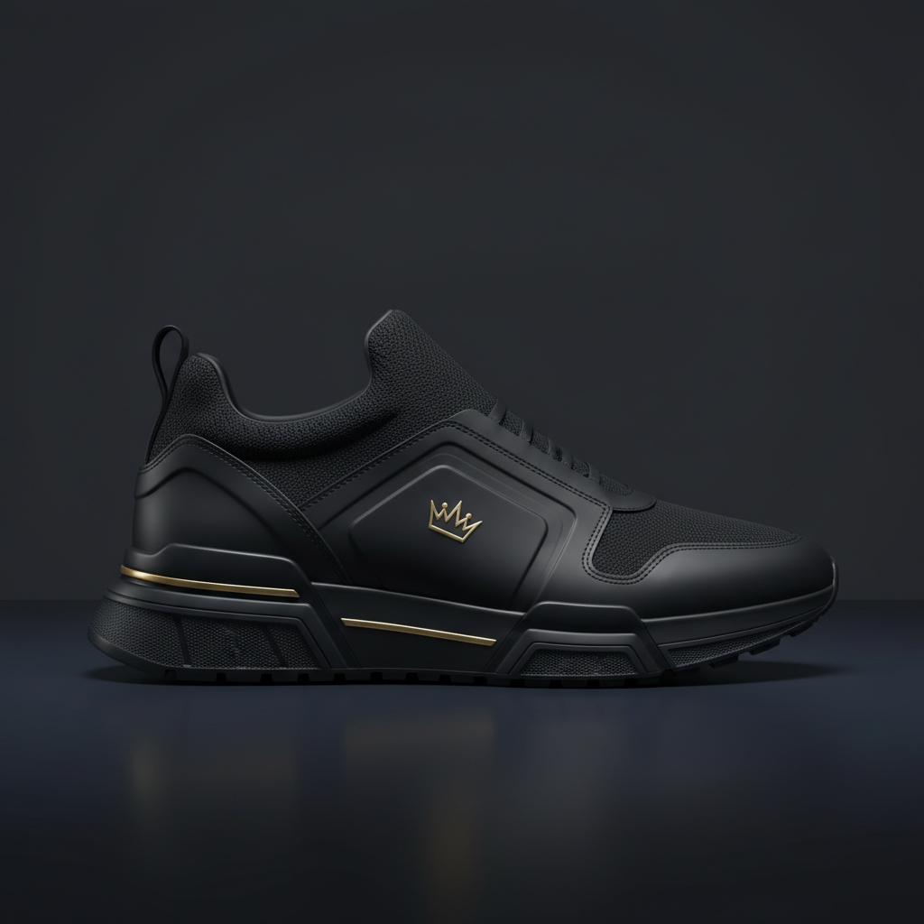 TITAN Crown Sneaker Midnight Black