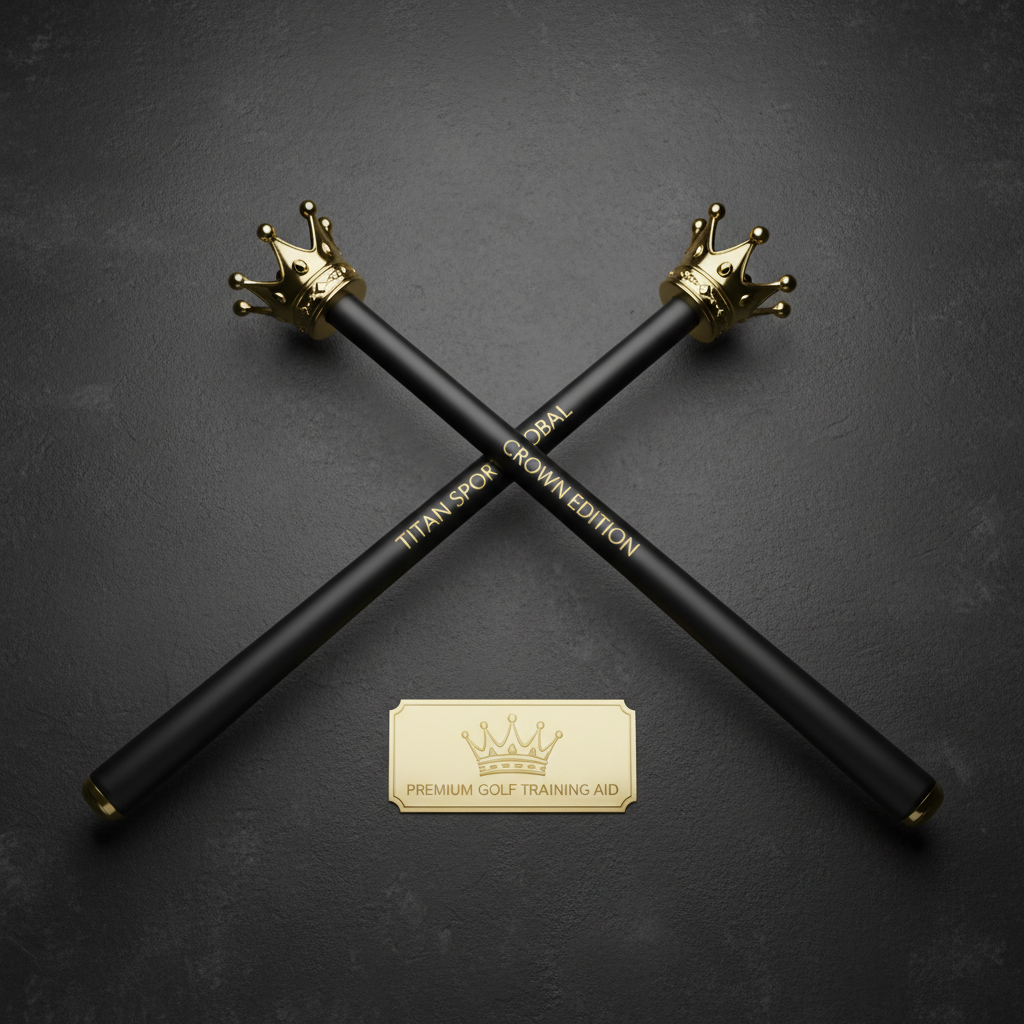 TITAN Crown Edition Golf Alignment Sticks