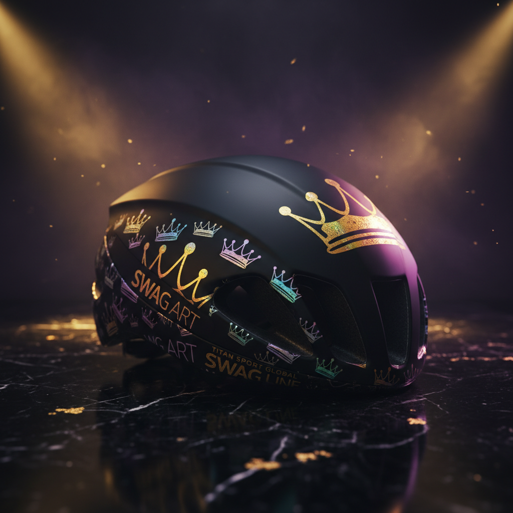 TITAN Crown Edition Aero Cycling Helmet SWAG ART Race Series