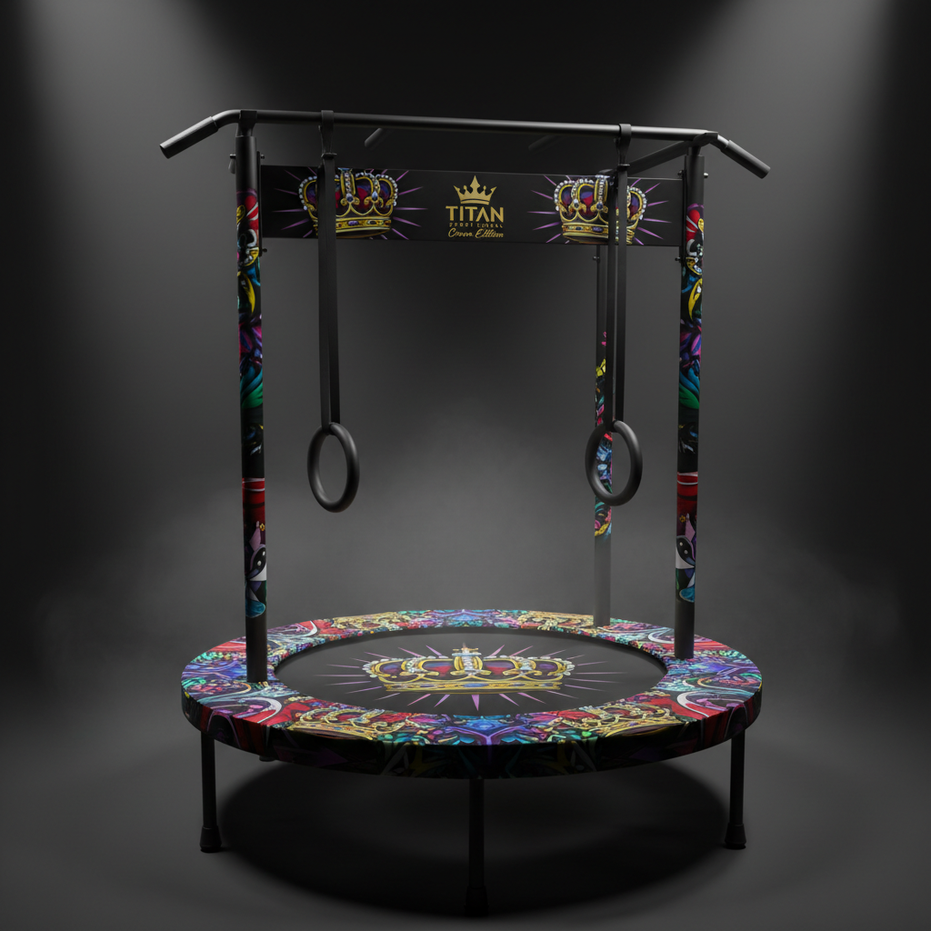TITAN Crown Edition Mini Rebounder Trampoline