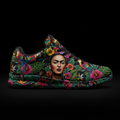 TITAN Crown Edition Color Floral Portrait Women's Training Shoe Color Tattoo Art