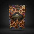 TITAN Protein Pretzel Cinnamon Sugar — Crown Edition bold tattoo-style artwork