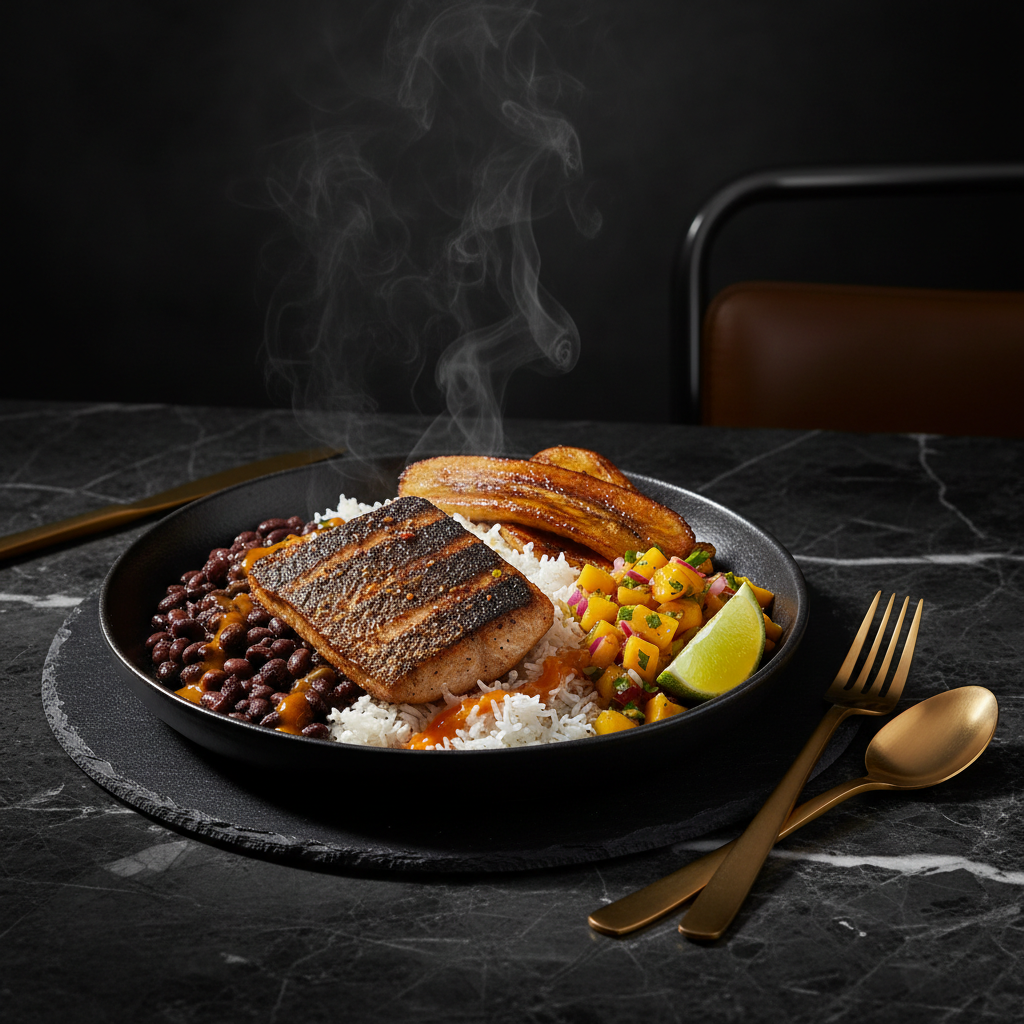 TITAN Jerk Snapper & Coconut Rice Caribbean Power Dinner