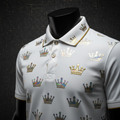 TITAN Crown Edition Cricket Polo Shirt White Gold