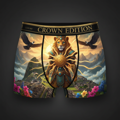 TITAN Incan Sun Lioness Women's Cozy Boxer Shorts — Crown Edition