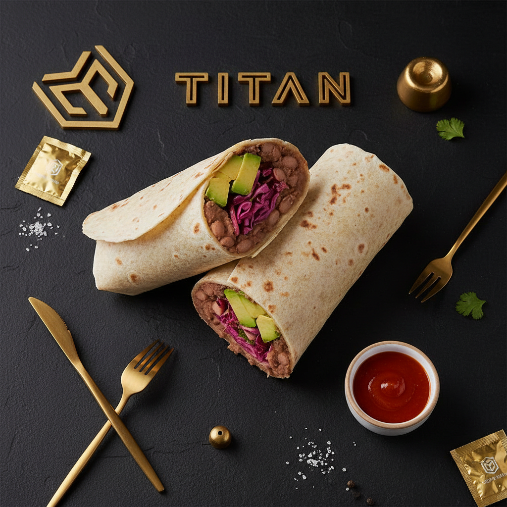 TITAN Honduran Vegan Baleada Breakfast Wrap