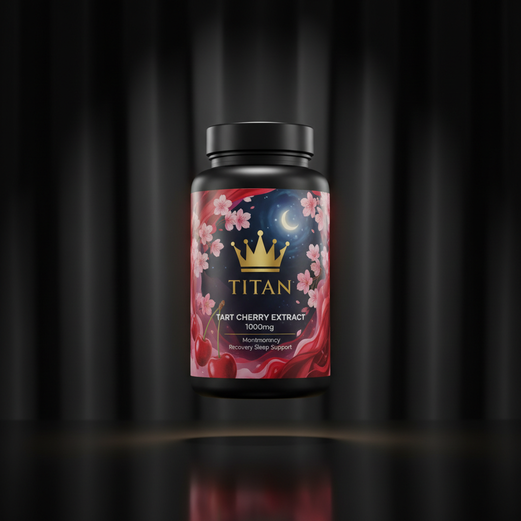 TITAN Tart Cherry Extract — 1000mg Recovery & Sleep Support Supplement