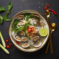 TITAN Vietnamese Lemongrass Clam Noodle Seafood Lunch Bowl