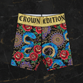 TITAN Crown Edition Tattoo Art Biker Shorts Women's Athletic Bottoms