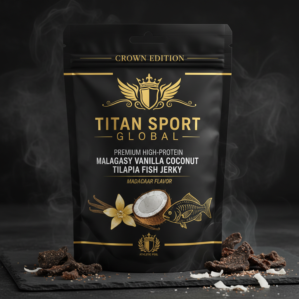 Malagasy Vanilla Coconut Tilapia Jerky — TITAN SPORT GLOBAL
