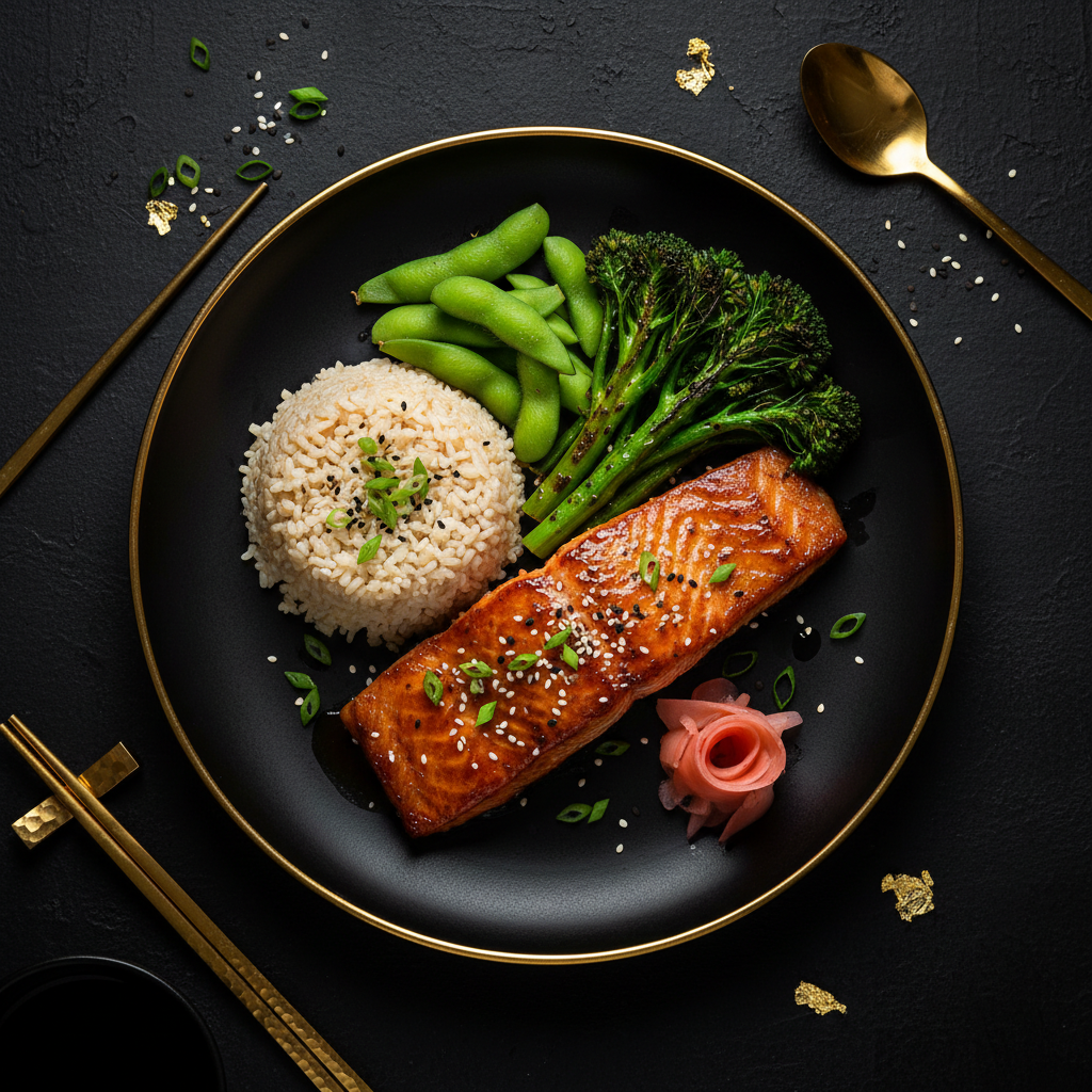 TITAN Japanese Miso-Glazed Salmon Muscle Dinner