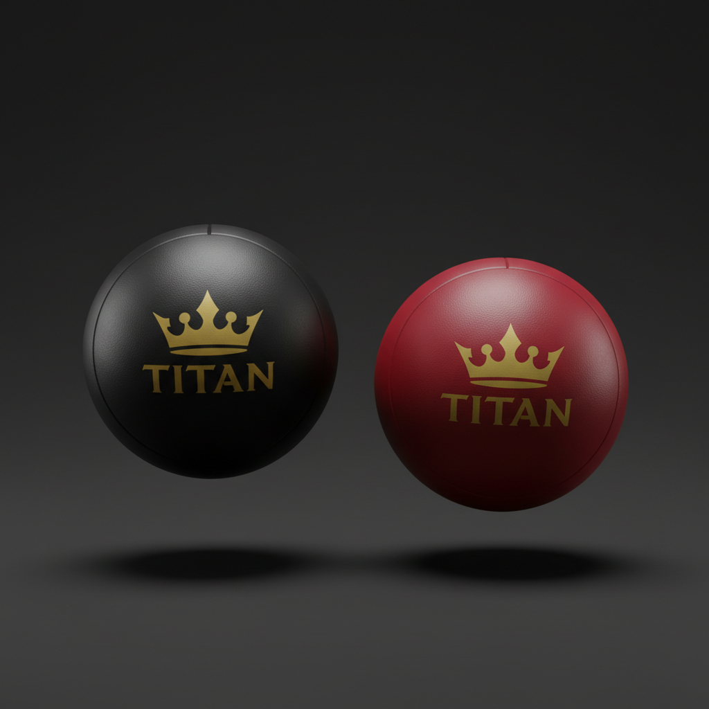 TITAN Trigger Point Lacrosse Massage Ball Set - 2 Pack
