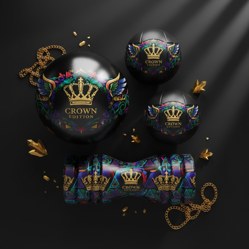 TITAN Crown Edition Massage Ball & Peanut Roller Set