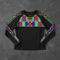 TITAN Women's Neon Kente Royalty Long Sleeve — Ashanti Queen Edition