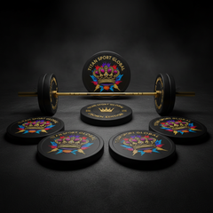 TITAN Crown Edition Olympic Weightlifting Starter Kit — Bar, Bumpers & Collars | Non-Electric
