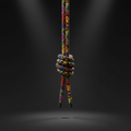 TITAN Crown Edition Manila Climbing Rope — Crown Edition gold-wrapped mount