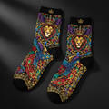 TITAN Crown Edition Tattoo Art Yoga & Pilates Grip Socks