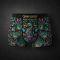 TITAN Women's Cozy Boxer Shorts Peacock Queen Crown Edition