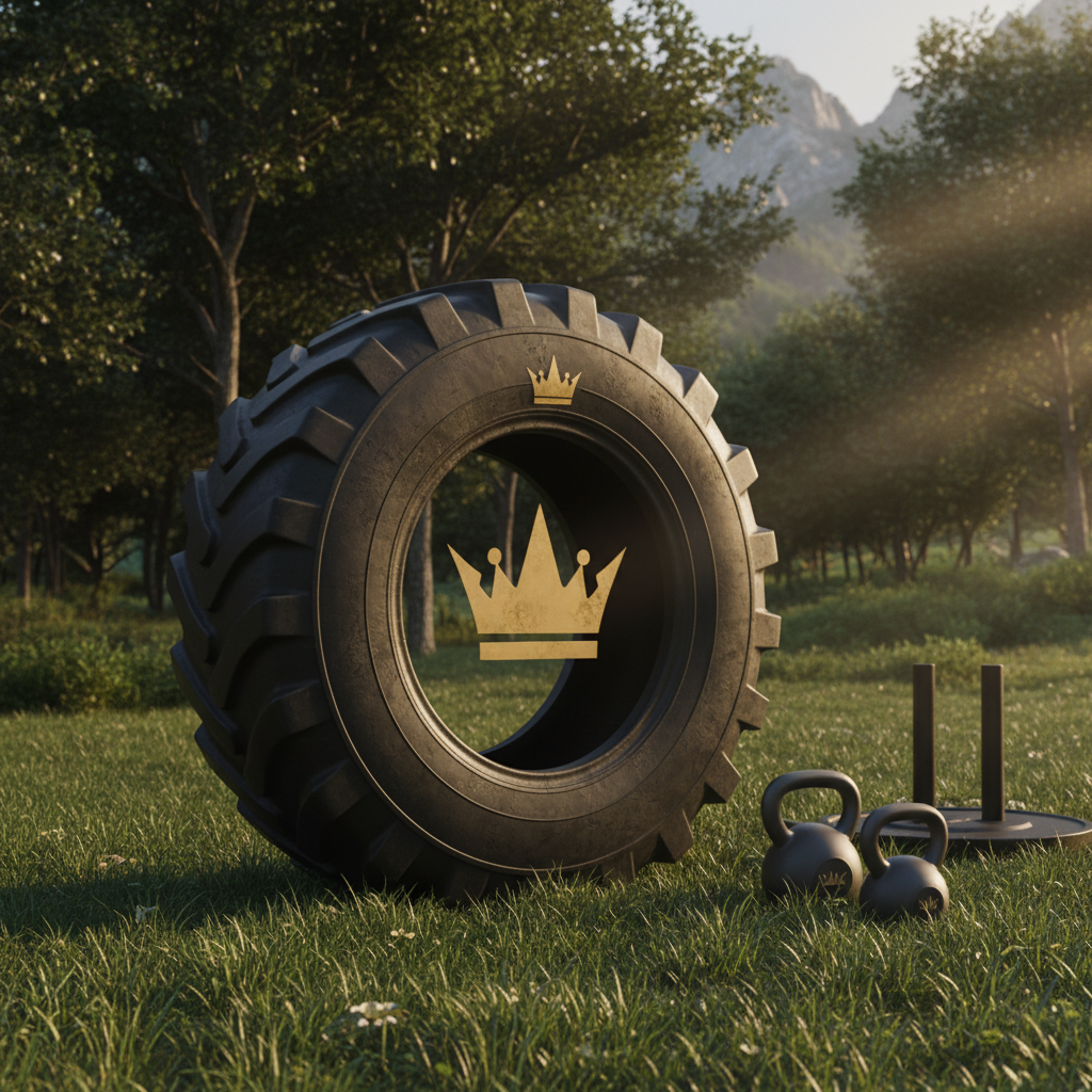 TITAN Off-Grid Tire Flip Training Tire Crown Edition