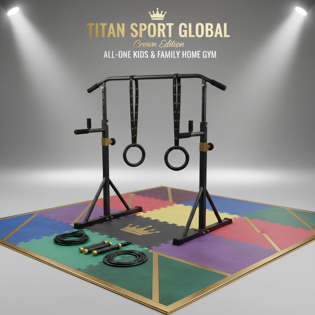 TITAN All-In-One Kids & Family Home Gym Set Crown Edition