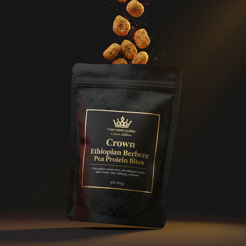 Crown Ethiopian Berbere Pea Protein Bites - TITAN SPORT GLOBAL