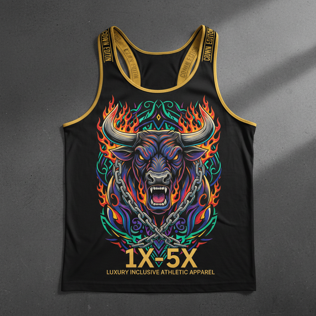 TITAN Plus Men's Iron Bull Tank — Inclusive Crown Edition