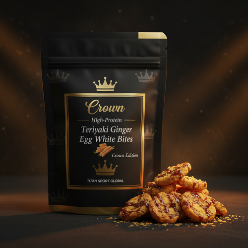 Crown High-Protein Teriyaki Ginger Egg White Bites - TITAN SPORT GLOBAL