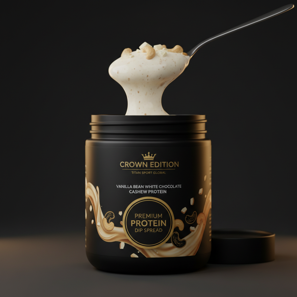 Crown High-Protein Vanilla Bean White Chocolate Cashew Dip