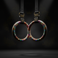 TITAN Crown Edition Wooden Gymnastic Rings — Crown Edition birch wood and gold