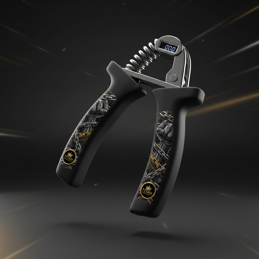 TITAN Grip Strengthener Adjustable Hand Gripper 22-88lbs with Digital Counter