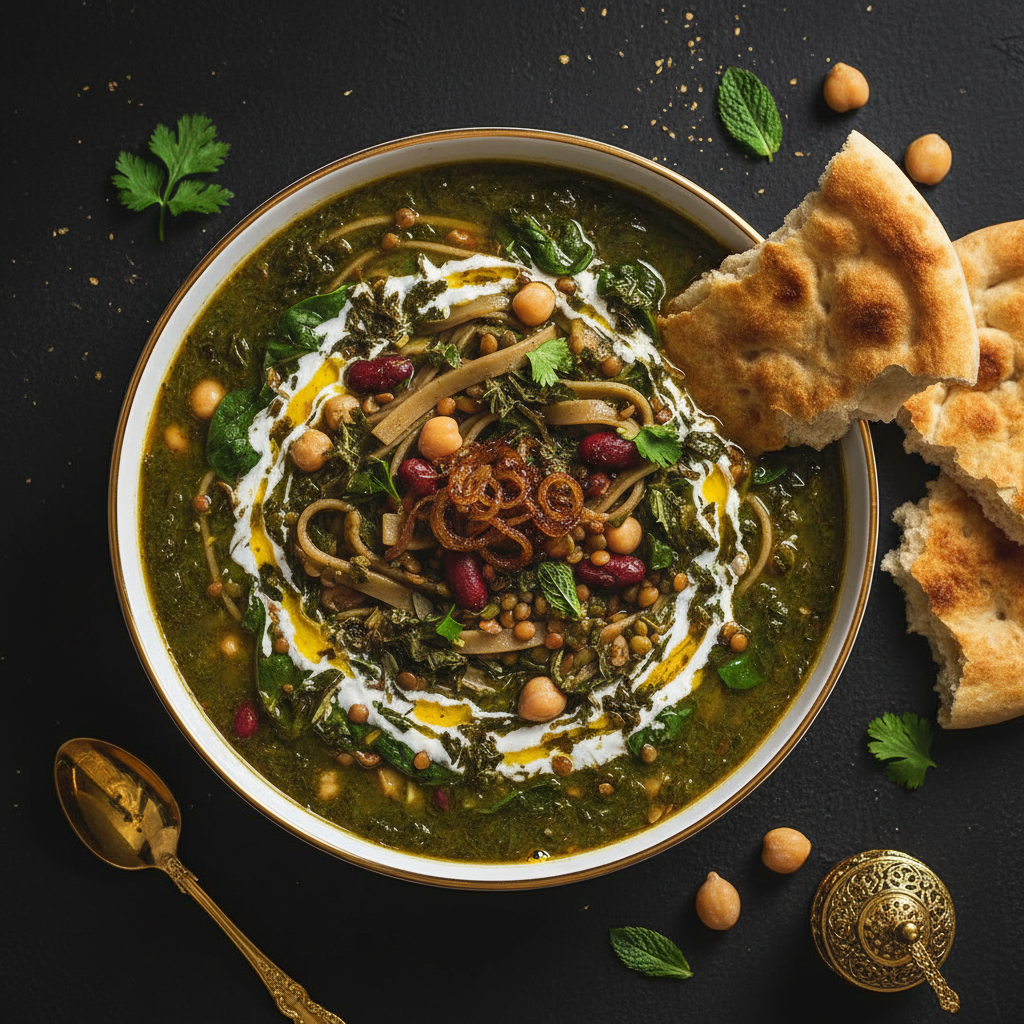TITAN Iranian Ash Reshteh Noodle Vegan Muscle Dinner Bowl