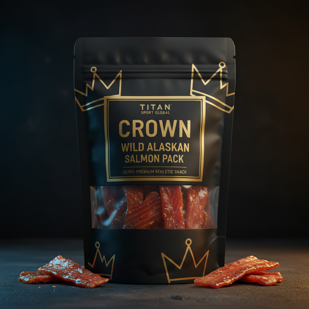 Crown Wild Alaskan Salmon Jerky Pack - TITAN SPORT GLOBAL