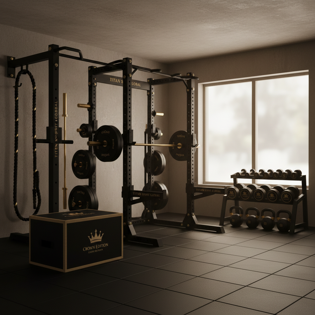 TITAN Complete Garage Home Gym Setup — Crown Edition Grand Finale